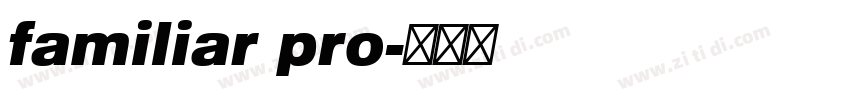 familiar pro字体转换